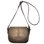 Ancient Yggdrasil Tree Print Saddle Bag