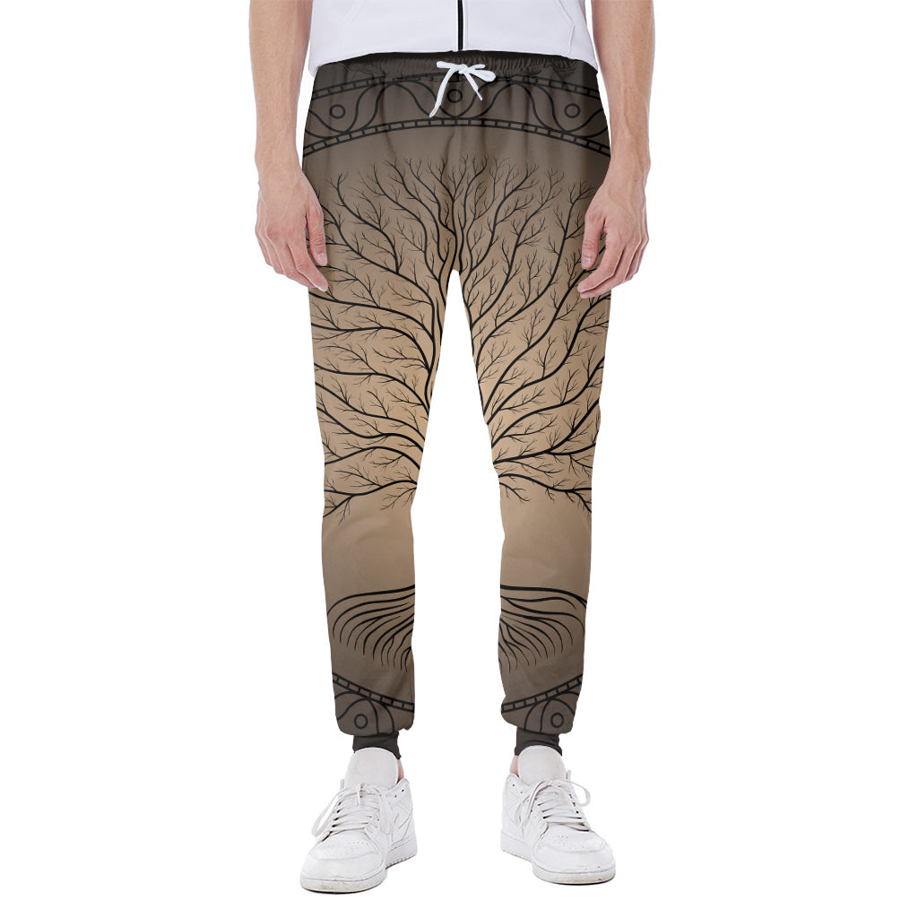 Ancient Yggdrasil Tree Print Scuba Joggers