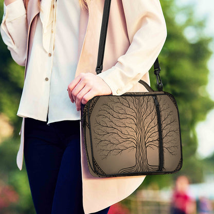 Ancient Yggdrasil Tree Print Shoulder Strap Bible Bag