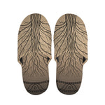 Ancient Yggdrasil Tree Print Slippers