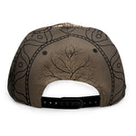 Ancient Yggdrasil Tree Print Snapback Cap