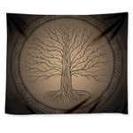 Ancient Yggdrasil Tree Print Tapestry
