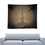 Ancient Yggdrasil Tree Print Tapestry