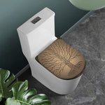 Ancient Yggdrasil Tree Print Toilet Lid Cover