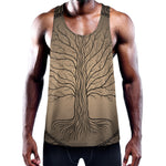 Ancient Yggdrasil Tree Print Training Tank Top