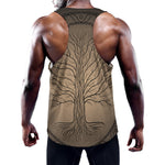 Ancient Yggdrasil Tree Print Training Tank Top