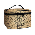 Ancient Yggdrasil Tree Print Travel Makeup Bag