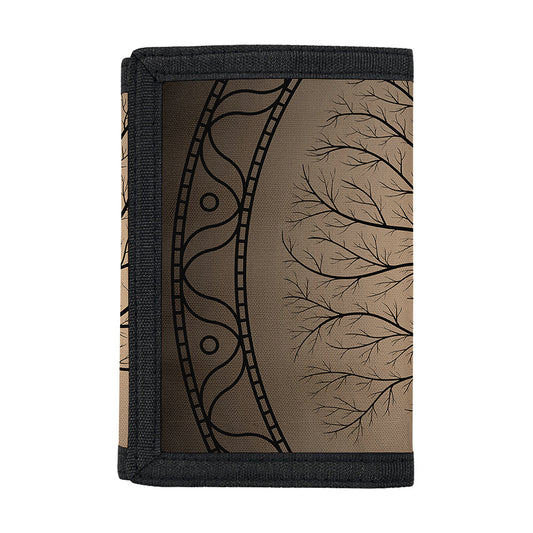 Ancient Yggdrasil Tree Print Trifold Wallet