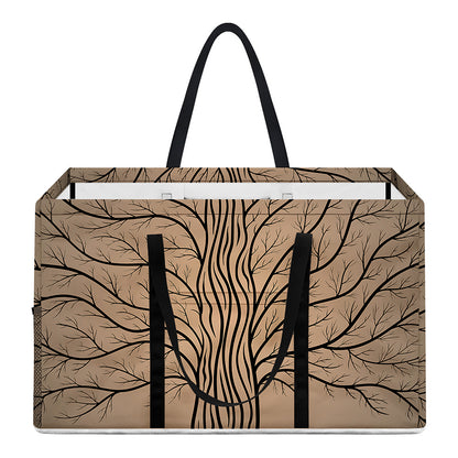 Ancient Yggdrasil Tree Print Utility Tote Bag