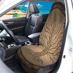 Ancient Yggdrasil Tree Print Waterproof Car Seat Cover