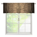 Ancient Yggdrasil Tree Print Window Valance