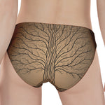 Ancient Yggdrasil Tree Print Women's Panties