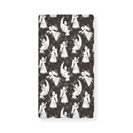 Angel And Snowflake Pattern Print Baby Crib Sheet