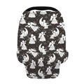 Angel And Snowflake Pattern Print Baby Seat Cover