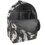 Angel And Snowflake Pattern Print Backpack