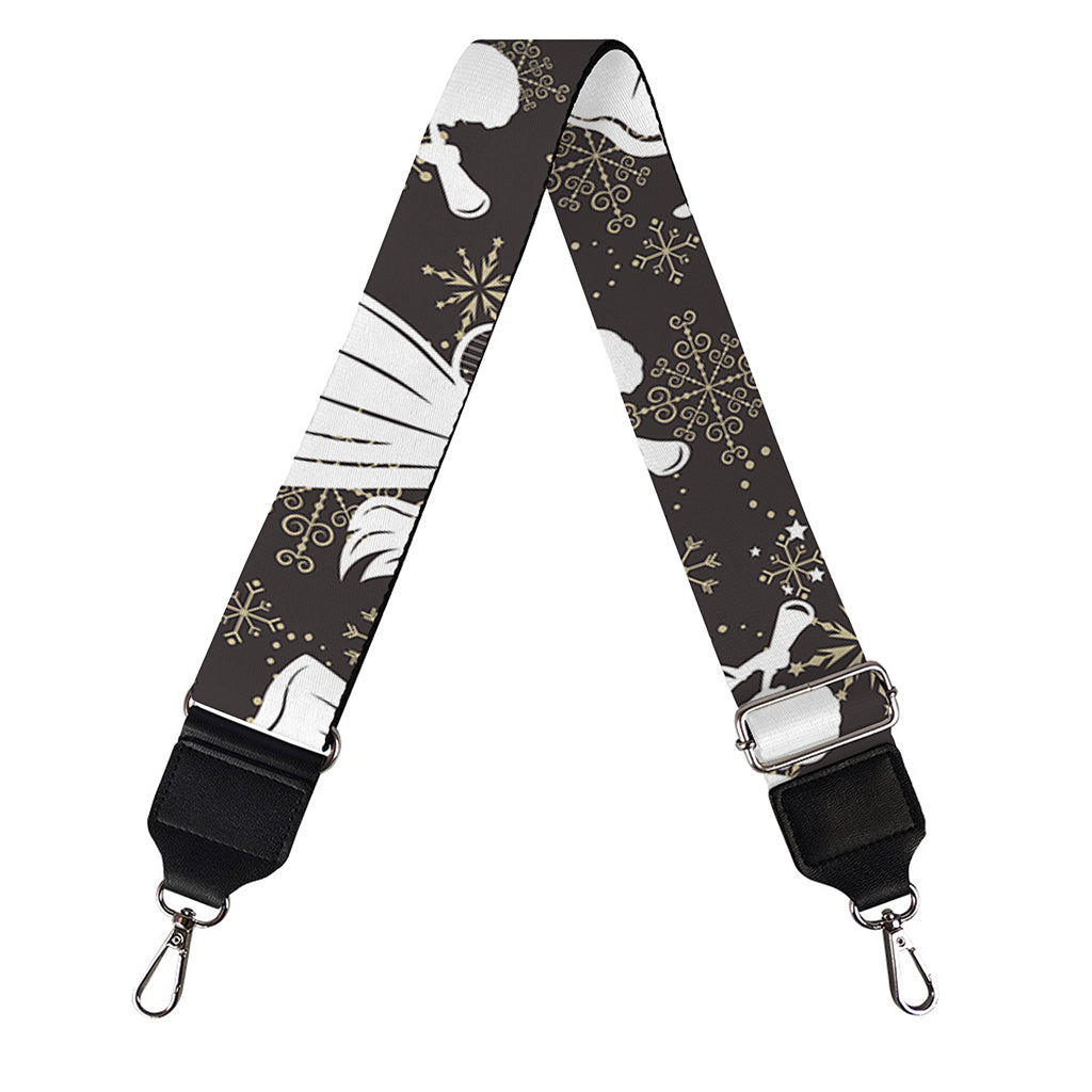 Angel And Snowflake Pattern Print Bag Strap