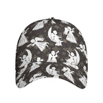 Angel And Snowflake Pattern Print Baseball Cap