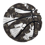 Angel And Snowflake Pattern Print Basketball