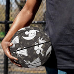 Angel And Snowflake Pattern Print Basketball
