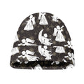 Angel And Snowflake Pattern Print Beanie