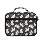 Angel And Snowflake Pattern Print Briefcase Bible Bag