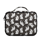 Angel And Snowflake Pattern Print Briefcase Bible Bag