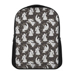 Angel And Snowflake Pattern Print Casual Backpack