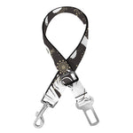 Angel And Snowflake Pattern Print Dog Seat Belt