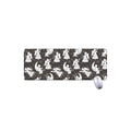 Angel And Snowflake Pattern Print Extended Mouse Pad