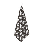 Angel And Snowflake Pattern Print Hand Towel