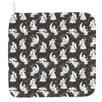 Angel And Snowflake Pattern Print Hand Towel