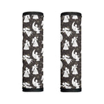 Angel And Snowflake Pattern Print Handle Covers