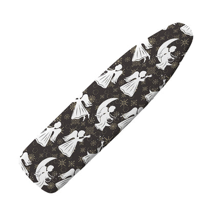 Angel And Snowflake Pattern Print Ironing Board Cover