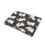 Angel And Snowflake Pattern Print Pet Cooling Mat Cover