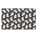 Angel And Snowflake Pattern Print Polyester Doormat