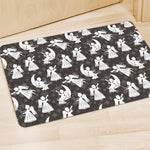Angel And Snowflake Pattern Print Polyester Doormat