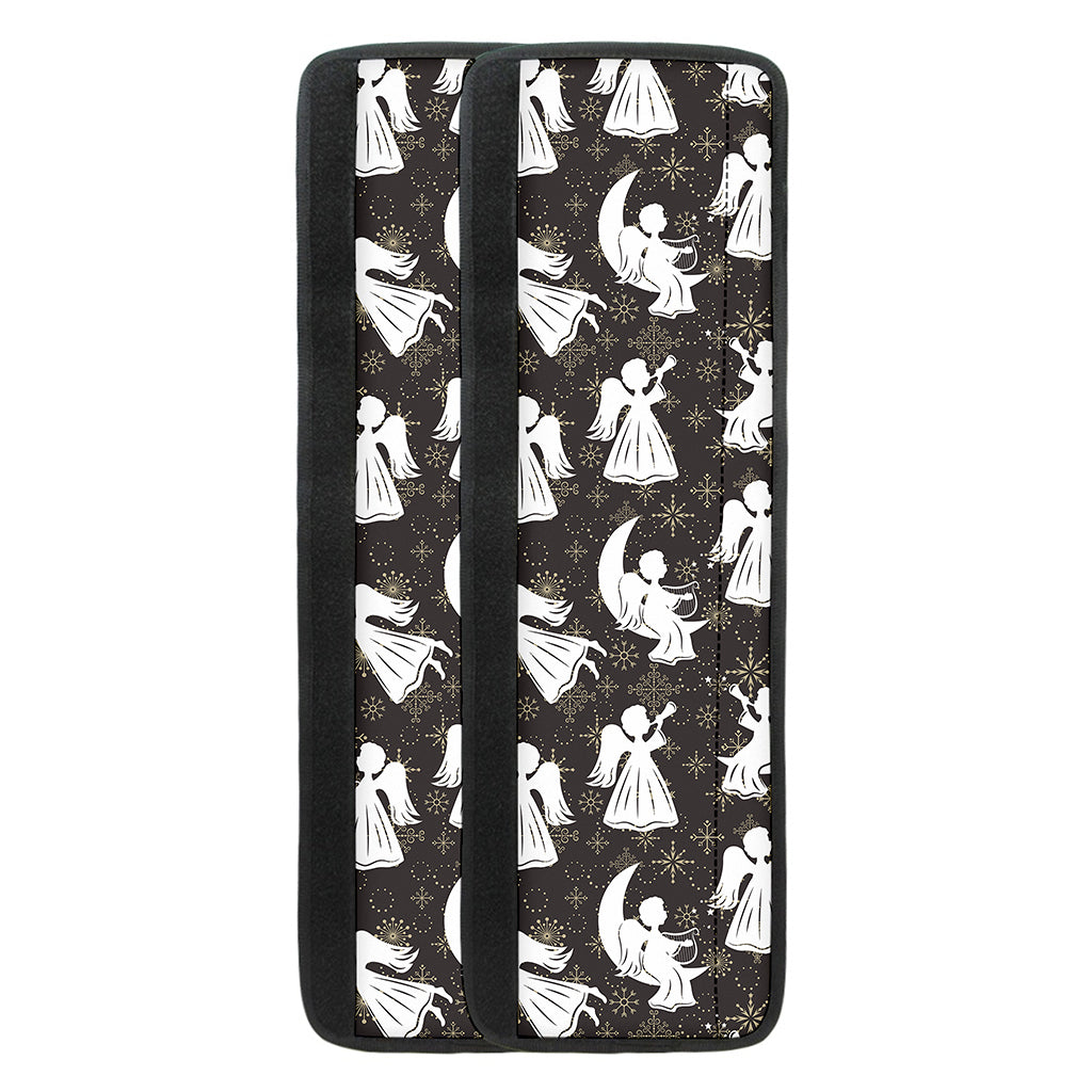 Angel And Snowflake Pattern Print Refrigerator Handle Covers