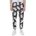 Angel And Snowflake Pattern Print Joggers