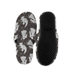 Angel And Snowflake Pattern Print Slippers