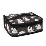 Angel And Snowflake Pattern Print Small Lunch Bag