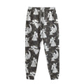 Angel And Snowflake Pattern Print Sweatpants