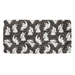Angel And Snowflake Pattern Print Towel