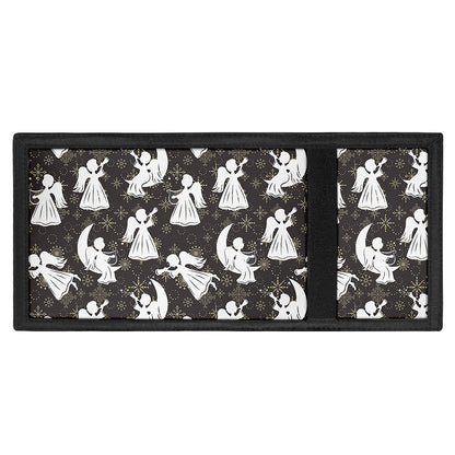 Angel And Snowflake Pattern Print Trifold Wallet