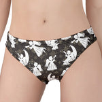 Angel And Snowflake Pattern Print Women's Panties