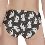 Angel And Snowflake Pattern Print Women's Panties
