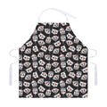 Angry Robot Pattern Print Adjustable Apron
