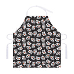 Angry Robot Pattern Print Adjustable Apron