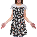 Angry Robot Pattern Print Adjustable Apron