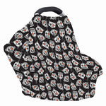 Angry Robot Pattern Print Baby Seat Cover