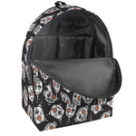 Angry Robot Pattern Print Backpack